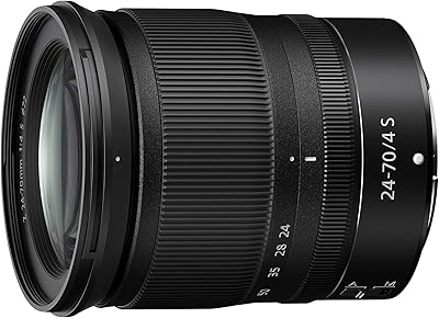 Objectif nikkor nikon z 24 70 mm f/4 s, noir
