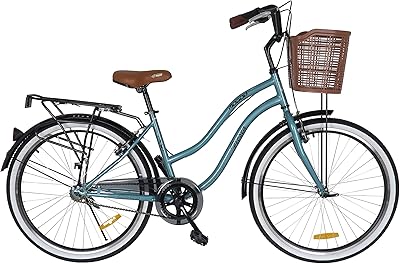 Vélo mojo vista single speed ​​​​cruiser 26 pouces (bleu) 100% assemblé