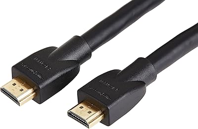 Câble hdmi 4k haute vitesse amazonbasics, classement cl3, 25 pieds de long