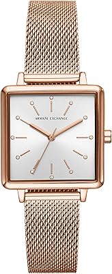 Montre à quartz analogique armani exchange pour femme