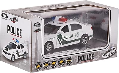 Véhicule de police moulé sous pression pj power joy à l'échelle 1/24