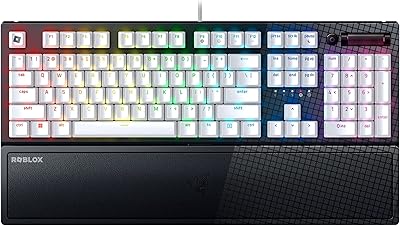 Clavier de jeu mécanique razer black widow v3 (commutateur vert) édition roblox, touchez
