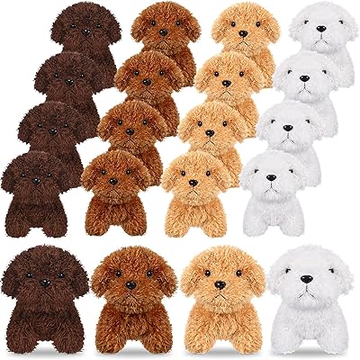 20 pièces mini chien en peluche jouet de fête en peluche mignon chiot