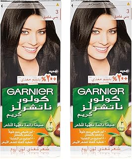 Garnier color naturals cream double pack, 3 brun foncé