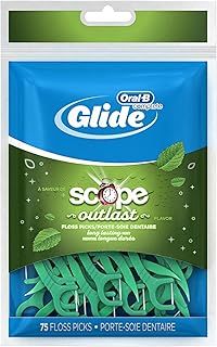 Oral-b glide plus scoop out last cure-dent - vert menthe longue durée