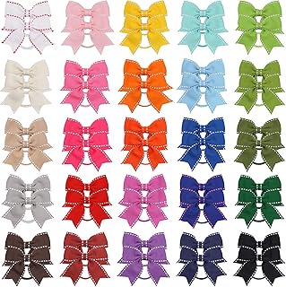 Ayesha 50pcs attaches de cheveux pour filles mini bandes en caoutchouc