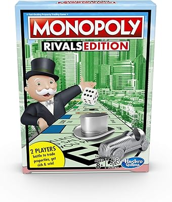 Monopoly est un jeu de société rivals edition en face-à-face pour deux