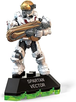 Ensemble de construction vectoriel mega construx halo spartan