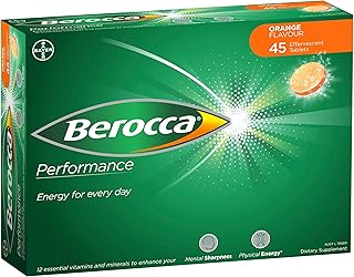 Comprimés effervescents berocca orange 45 comprimés