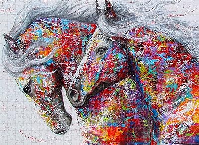 Puzzle en carton coloré pour adultes de 3 000 pièces, cadeaux pour enfants