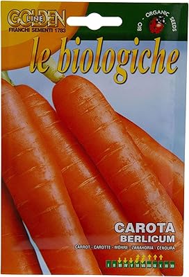 Franche golden line le biologiche graines biologiques (carota berlicum)