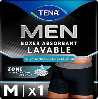 Slip lavable pour homme boxer doux confortable anti-goutte et protection
