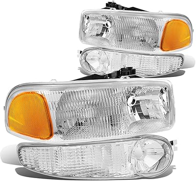 Dna motoring hl-oem-dan99-4p ampoule de phare de rechange + ampoule de pare-chocs compatible