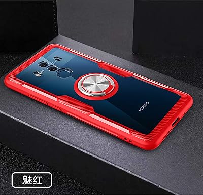Coque huawei mate 10 pro avec verre trempé, silicone souple tpu, absorption
