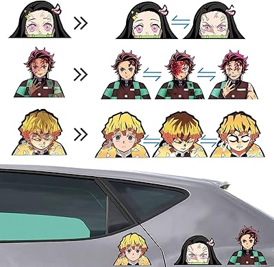 Autocollants d'anime imperméables 3d d'action de manga japonais pour voiture, ordinateur portable, skateboard et plus encore - autocollants sympas pour enfants, cadeaux d'anime 3 pièces. Le discount haut de gamme, c'est possible avec Diaytar