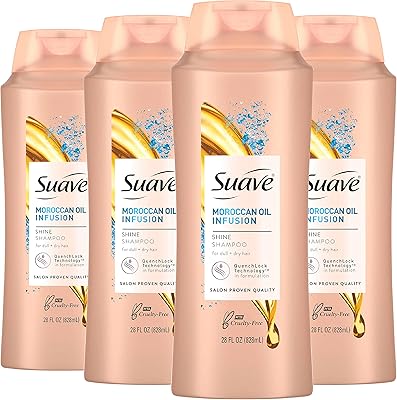 Shampooing brillance suave professionals, infusion marocaine, 800 ml, paquet de 4
