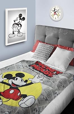 Couverture polaire mickey mouse disney pour garçon + tasse à café | super douce et résistante à la décoloration pour toutes les saisons (produit officiel disney). Des économies garanties sur chaque commande avec Diaytar
