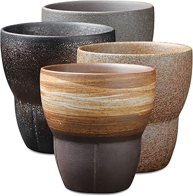 Tasse à expresso et soucoupe en céramique, lot de 4, 170 ml, tasses