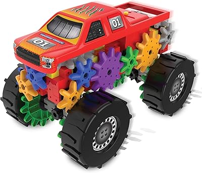The learning journey techno gear monster truck 60+ pièces jouets et cadeaux