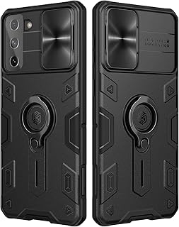 Nillkin camshield armor protection cover pour samsung galaxy s21 plus avec un couvercle