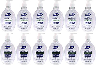 Gel désinfectant instantané pour les mains cosmo - 500 ml - paquet