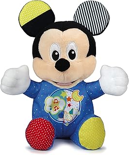 Poupée interactive mickey clementoni disney baby, multicolore, 17206