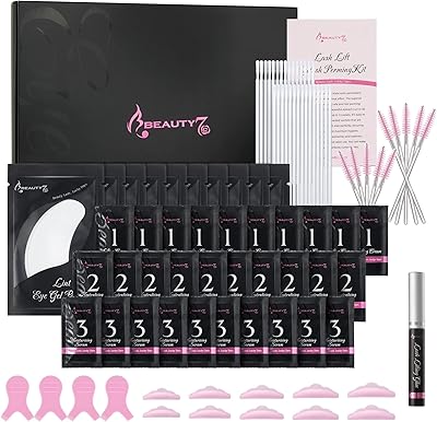 Kit de rehaussement de cils beauty7, kit de recourbe-cils, kit de rehaussement