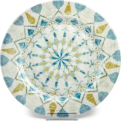 Assiette plate edessa montesa 27 cm - assiette élégante en porcelaine et céramique