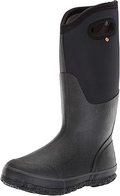 Bottes de pluie et de neige d'hiver classiques imperméables et à poignée haute