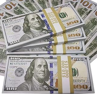 Ebarz prop money qui semble réel 100 pièces faux billets de dollars réalistes