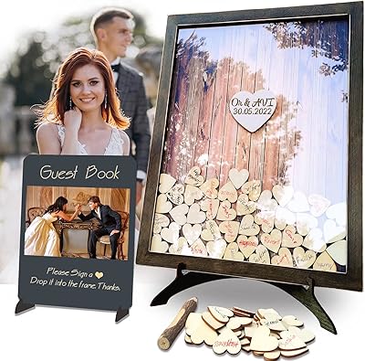 Livre d'or de mariage alternatif mariage champêtre rustique veuillez signer livre d'or funéraire