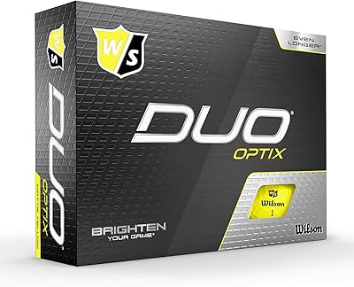 Balles de golf wilson staff duo optix
