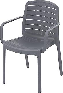 Table basse carrée en plastique cosmoplast gris