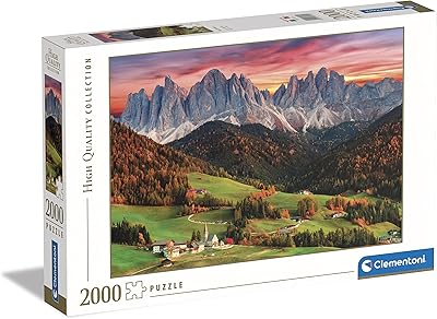 Clementoni 32570 puzzle valley 2000 pièces val di fun ensemble de 2000 pièces