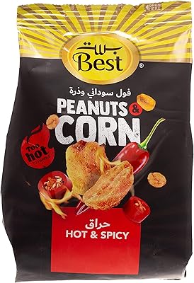 Sac d'assaisonnement et de maïs chaud et cacahuètes best bit, 150 g