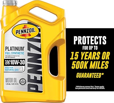 Huile moteur penzoil platinum 10w-30 (5l simple)
