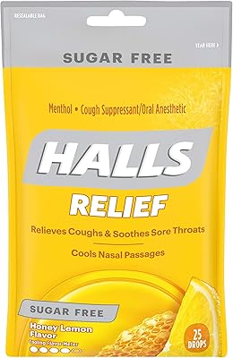 Gouttes contre la toux holls mentho leptos, sans sucre, miel et citron, 25