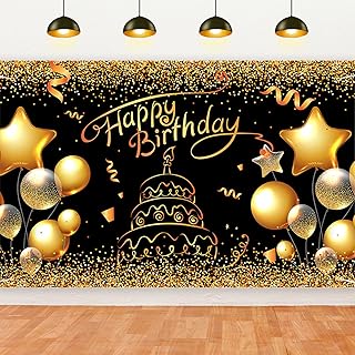 Bannière de fond joyeux noël noir et or, grande affiche de feux d'artifice