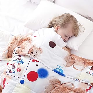 Couverture lestée joishing pour bébé 10 livres 50" x 60" en coton égyptien