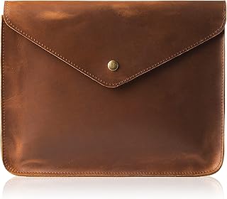 Porte-documents et porte-documents envoy en cuir véritable, taille 13" x 10,25", organisateur professionnel