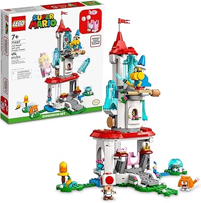 Lego super mario cat beach suit et frozen tower 71407 ensemble de construction