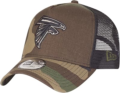 New era - casquette de camionneur réglable en bois camouflage des atlanta falcons