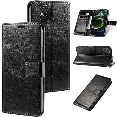 Ttianfa étui portefeuille compatible avec lg g5, 3 emplacements pour cartes 【2x】protecteur d'écran