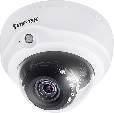 Vivotek fd9181-ht 5mp 30m ir intérieur h.265 wdr pro mise au point à