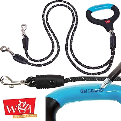 Laisse en corde réfléchissante pour 2 chiens - démêle automatiquement à 360 degrés - corde auto-durable, poignée rembourrée en gel souple, distance totale de 4,5 pieds par chien, résistante à la rouille, adaptée à toutes les conditions météorologiques, noire. Des milliers de références à découvrir sur Diaytar Sénégal