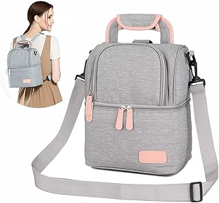 Sac isotherme pour lait maternel tire-lait sac fourre-tout à bandoulière réglable