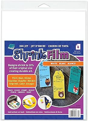 Ksf6-wij film graphique imprimable 8,5 x 11, blanc, paquet de 6