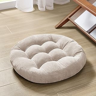 Coussin de sol de méditation degré de confort grands oreillers d'assise ronds