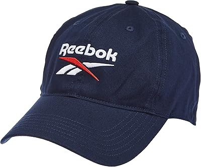 Casquette unisexe pour adultes sports foundation, couleur blanc/bleu marine, taille unique ue