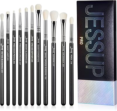 Jessup ensemble de pinceaux de fard à paupières 11 pièces pour les yeux